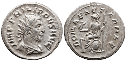 PHILIP I 'O ÁRABE' (244-249). Antoniniano. Roma. 