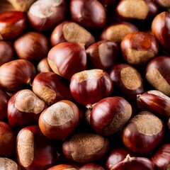 walnut food background, AI generated