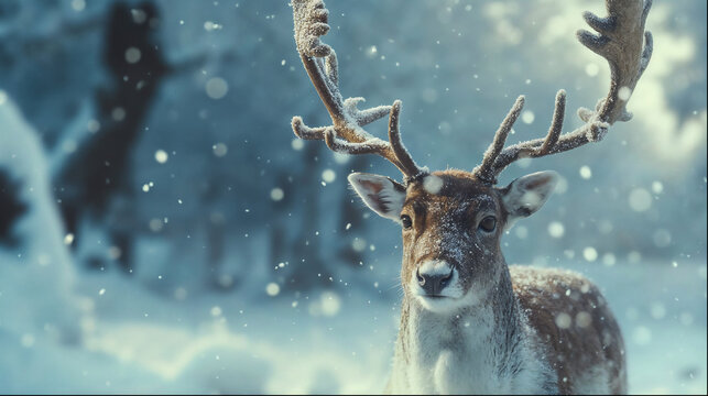 rudolf the rednose rendeer in a winter wonderland