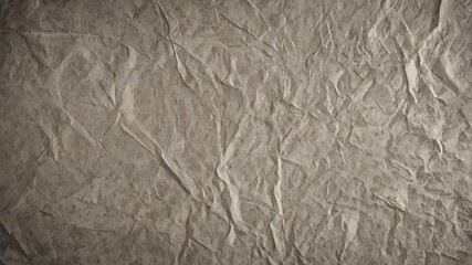 Naklejka premium White recycled craft paper texture creates a rustic backdrop. Grey paper surface with vintage appearance, old newspaper aesthetic, grunge vignette effect. Rough art creases, hardboard texture with amp