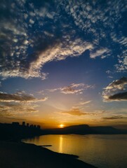 Obraz premium sunset over the sea