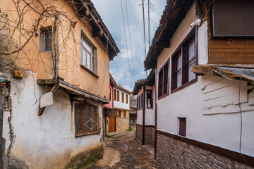 The Cumalikizik Village street view in Bursa City of Turkey