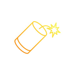 Firecracker vector icon