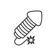 Fireworks vector icon