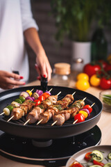 woman cooking in the kitchen Generative AI