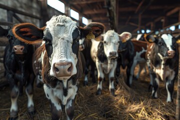 Brown cow isolated