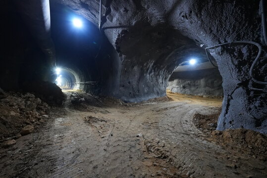 excavated tunnels in subway construction