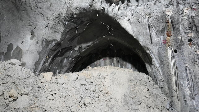 excavated tunnels in subway construction