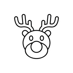 Reindeer vector icon