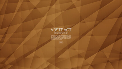 Brown abstract background, polygon graphic, Geometric vector, Minimal Texture, web background, Brown cover design, flyer template, banner, wall decoration, wallpaper, Brown background vector