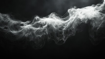 Enjoy a stunning fog scene with swirling mist against a black backdrop—perfect for logos and banners.