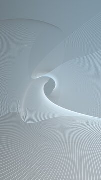Abstract composition of white threads.