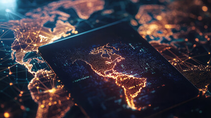 Digital Passport Blockchain Network for Secure International Travel with Holographic Elements