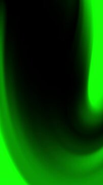 abstract wallpaper green black, version vertical, Green light and darkness blend into abstract art. Suitable for backgrounds, visual effects, and artistic designs with a surreal twist.