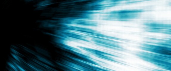 blue abstract background with motion blur and halftone texture