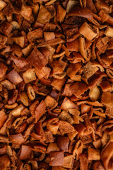 Crispy Fried Pita Bread texture for soups and fatteh 