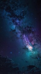 Obraz premium a galaxy or nebula in the night sky