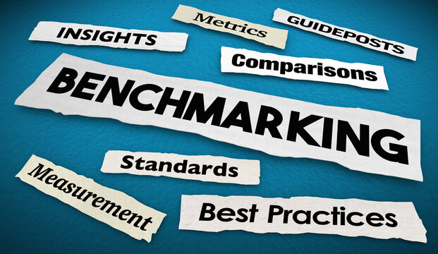 Benchmarking News Headlines Compare to Peers Others Competition 3d Illustration