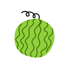 Fresh Fruits Doodles Color