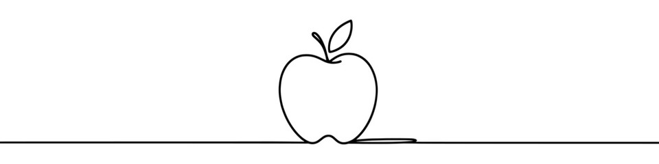 One continuous line illustration of wedding rings, isolated on white background. Line art of wedding rings