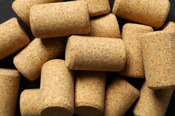 Wine corks as a background 