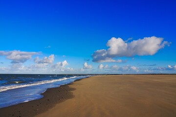 Landschaft an der niederländischen Nordsee
