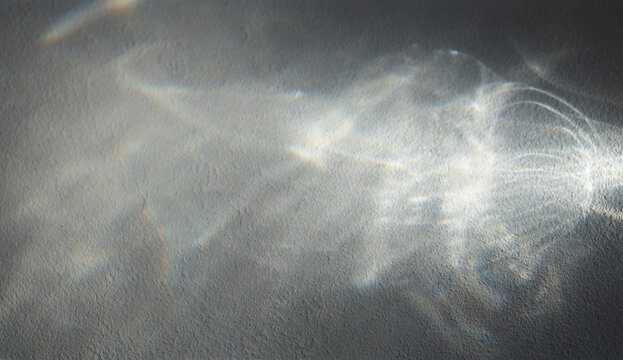 Soft focus gray grain blur texture wall with refraction. Light and shadow smoke abstract background.