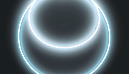 Neon isolated with white highlights, png