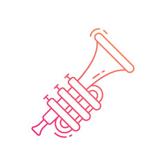 Trumpet vector icon