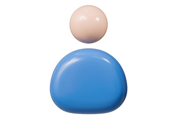 3D Profile personal online account icon. Teamwork. Username password, Profile name, Secure login web security, Technology, Protection, Safety verification. authentications approve concept .3d render.