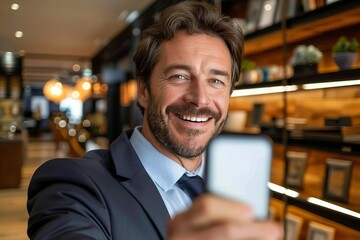 Fototapeta premium Interactive Virtual Real Estate Broker House Tour