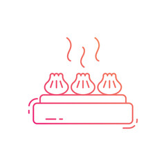 Dumpling vector icon