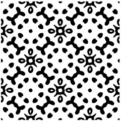 White background with black pattern. Seamless texture for fashion, textile design,  on wall paper, wrapping paper, fabrics and home decor. Simple repeat pattern.
