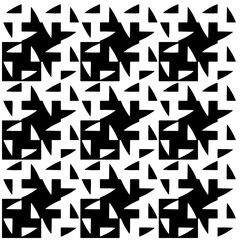 White background with black pattern. Seamless texture for fashion, textile design,  on wall paper, wrapping paper, fabrics and home decor. Simple repeat pattern.
