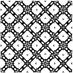 White background with black pattern. Seamless texture for fashion, textile design,  on wall paper, wrapping paper, fabrics and home decor. Simple repeat pattern.
