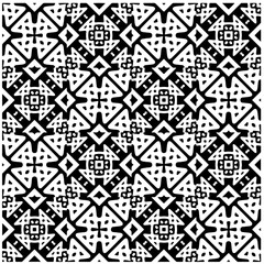 White background with black pattern. Seamless texture for fashion, textile design,  on wall paper, wrapping paper, fabrics and home decor. Simple repeat pattern.
