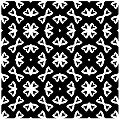 White background with black pattern. Seamless texture for fashion, textile design,  on wall paper, wrapping paper, fabrics and home decor. Simple repeat pattern.
