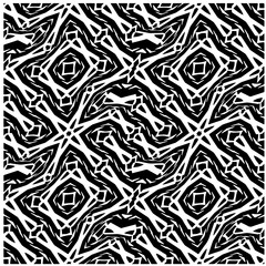 White background with black pattern. Seamless texture for fashion, textile design,  on wall paper, wrapping paper, fabrics and home decor. Simple repeat pattern.
