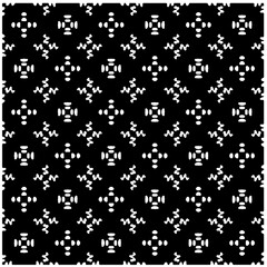 White background with black pattern. Seamless texture for fashion, textile design,  on wall paper, wrapping paper, fabrics and home decor. Simple repeat pattern.