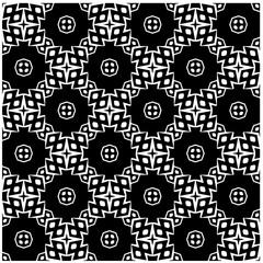 White background with black pattern. Seamless texture for fashion, textile design,  on wall paper, wrapping paper, fabrics and home decor. Simple repeat pattern.