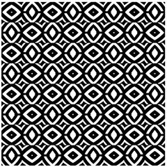 White background with black pattern. Seamless texture for fashion, textile design,  on wall paper, wrapping paper, fabrics and home decor. Simple repeat pattern.