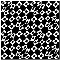 White background with black pattern. Seamless texture for fashion, textile design,  on wall paper, wrapping paper, fabrics and home decor. Simple repeat pattern.