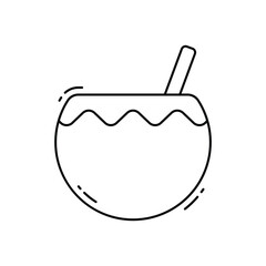 Coconut vector icon