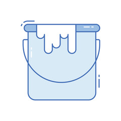 Paint bucket vector icon