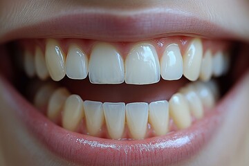 close up of a woman smiling