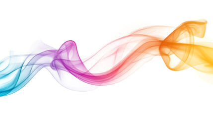 Vibrant magenta smoke burst transparent background