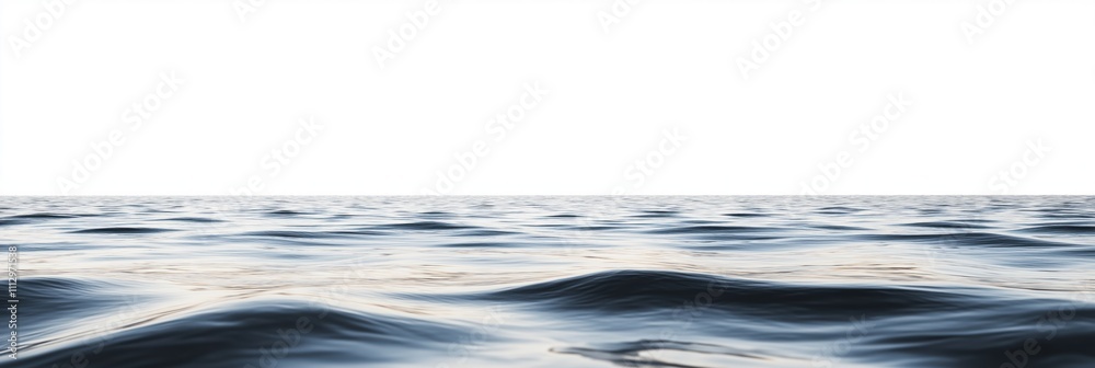 Poster Calm water surface with gentle waves. Abstract water patterns. Tranquil and serene view. Perfect for backgrounds or prints. Minimalist design. Suitable for peaceful and relaxing themes.