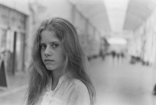 Portrait of a teenage girl
