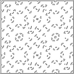 Abstract shapes.Patterns from lines.White wallpaper. Vector graphics for design, textile, decoration, cover, wallpaper, web background, wrapping paper, fabric, packaging. Repeating pattern.