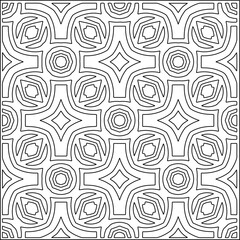 Abstract shapes.Patterns from lines.White wallpaper. Vector graphics for design, textile, decoration, cover, wallpaper, web background, wrapping paper, fabric, packaging. Repeating pattern.